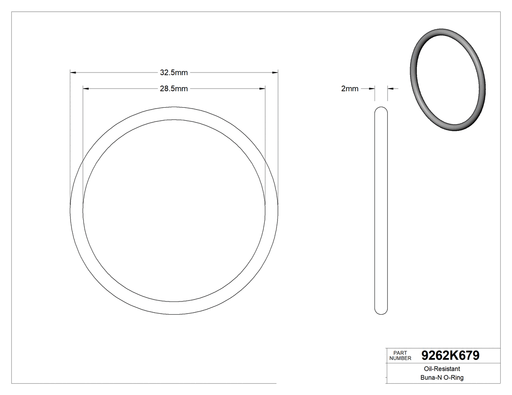 Technical drawing - 9262K679
